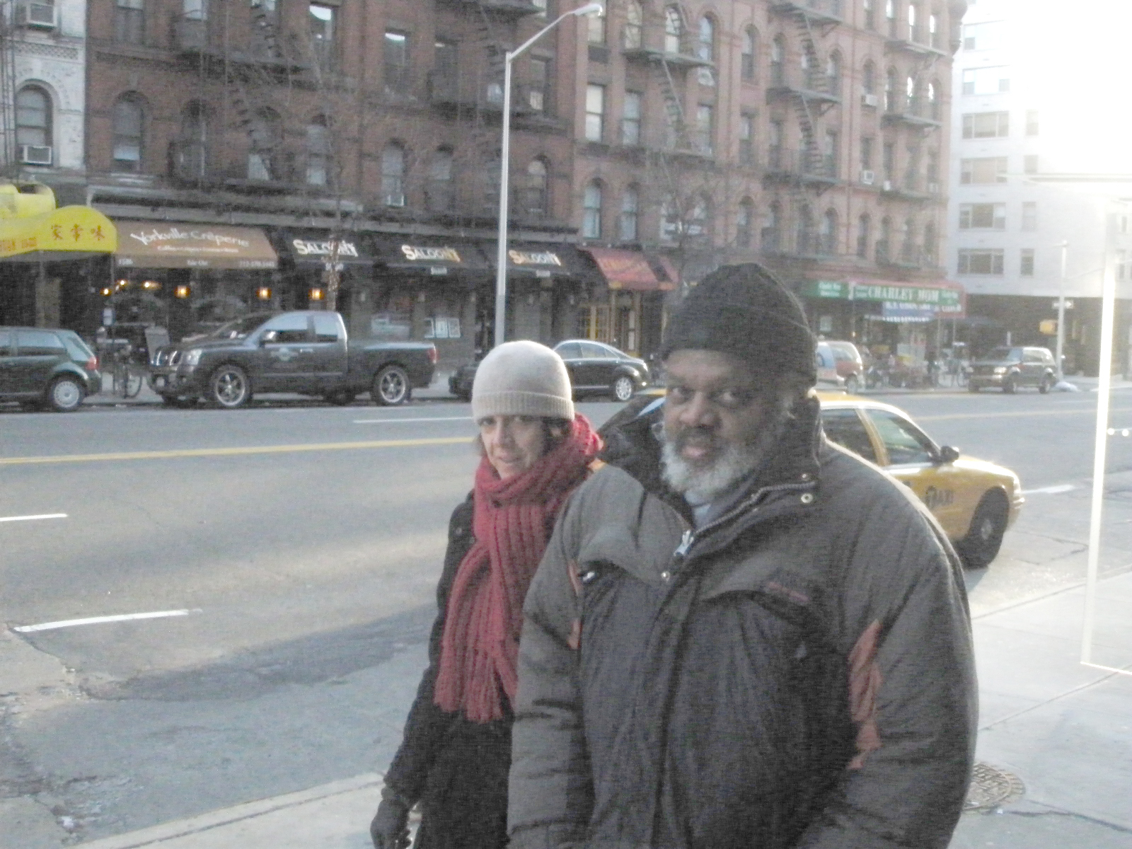 Mit HenryGrimes, NYC, Dez. 2009